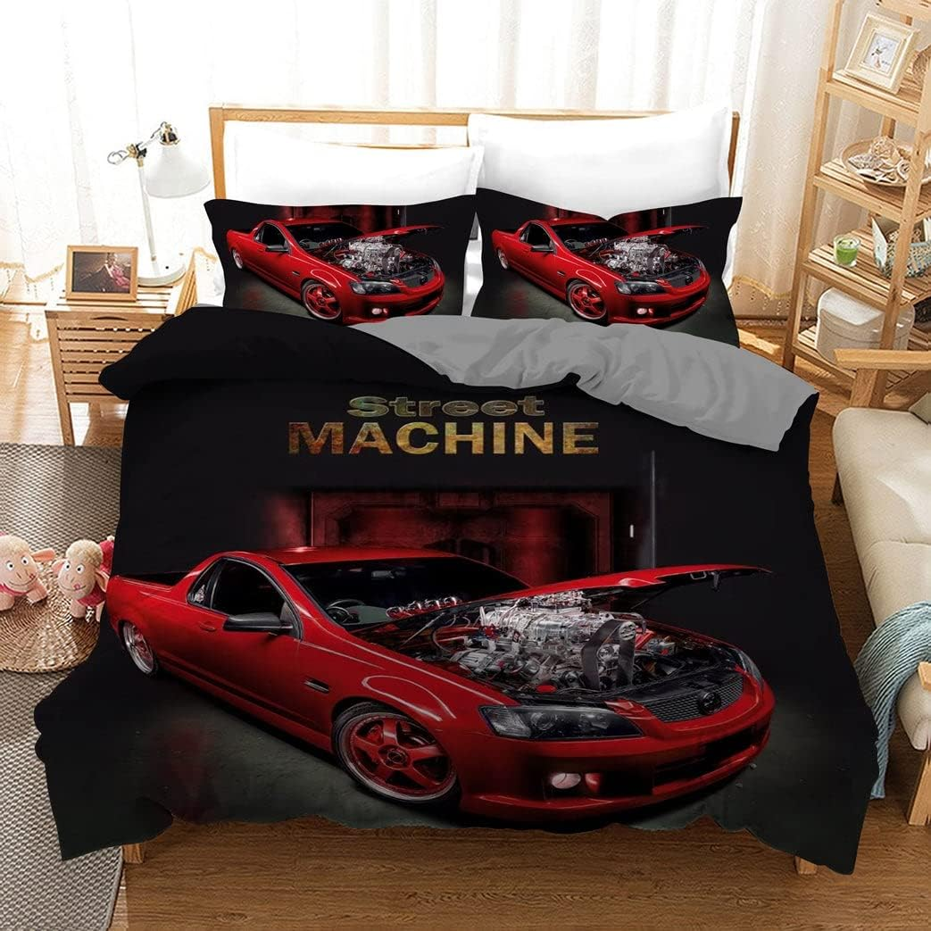 Holden UTE Car Quilt Doona Duvet Cover Set Single Double Queen King Size Available to Choose Single, 1 Pillow Case