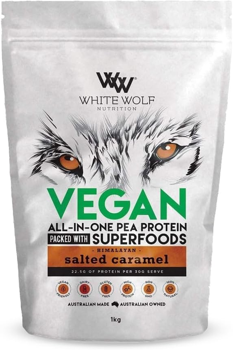 White Wolf Nutrition All in One Pea Protein with Superfoods - Iced Coffee 400G image number 1