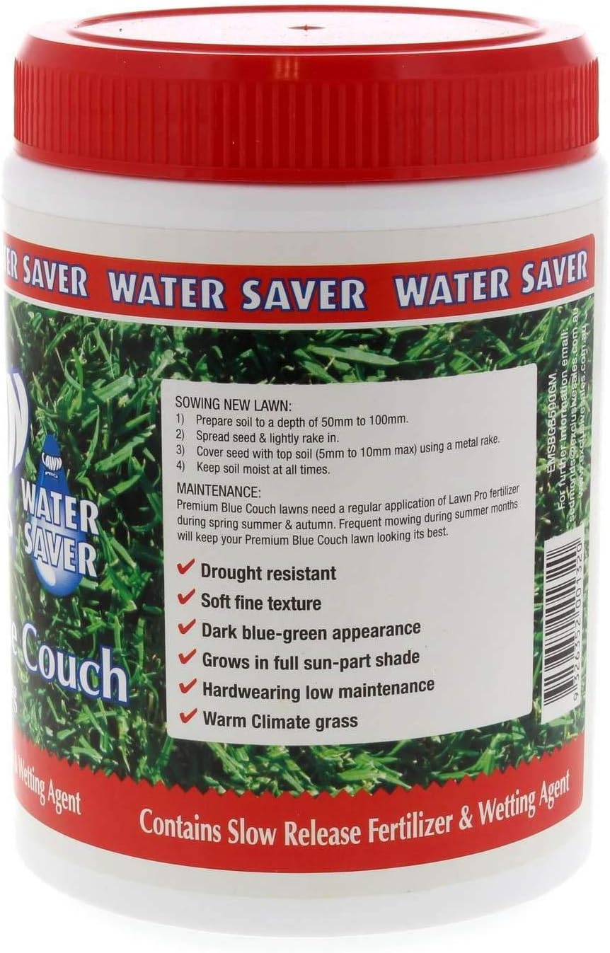 Premium Blue Couch Blend Grass Seed 500Gm EMS Garden Premium Quality