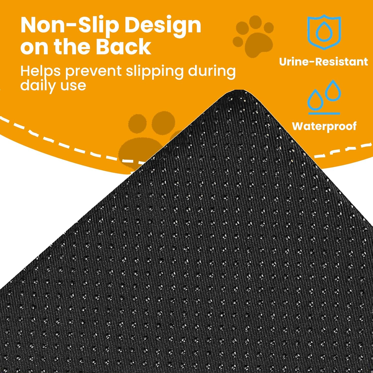 Petinstinct Cat Litter Mat, 24X18 Inches Large Honeycomb Double Layer Cat Litter Trapping Mat, Non Slip Waterproof Urine Proof Cat Litter Box Mat, Kitten Supplies and Essentials, Brown