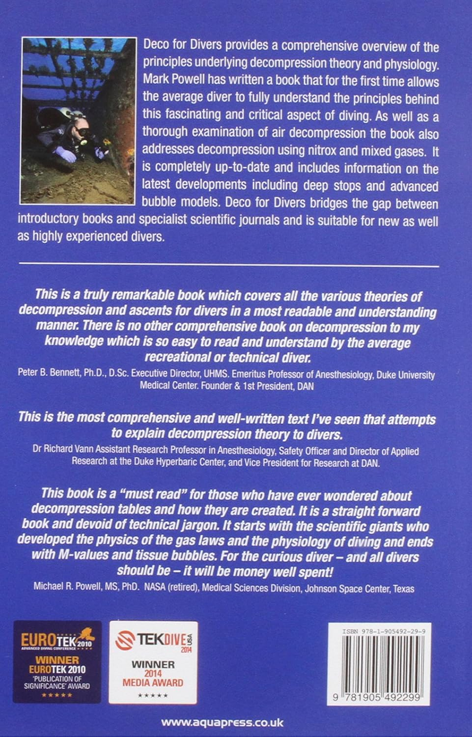 Deco for Divers: a Diver'S Guide to Decompression Theory and Physiology image number 1