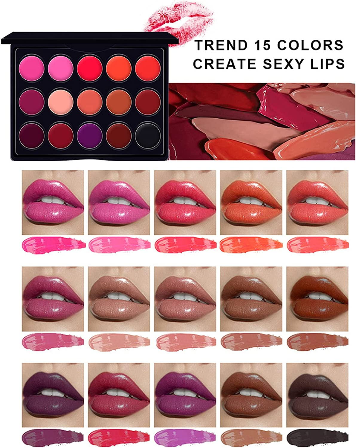 Volksrose Makeup Kit for Women Full Kit, Multipurpose All in One Makeup Gift Set with Eyeshadow Palette Lipstick Concealer Blush Mascara Eyeliner Face Powder Lipgloss Brush image number 1