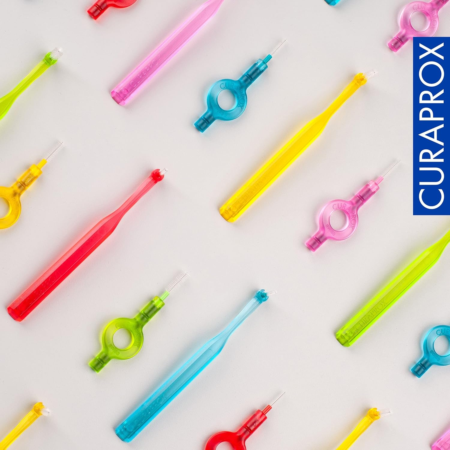 Curaprox Interdental Brushes Prime Start Mixed Set, CPS 06 + CPS 07 + CPS 08 + CPS 09 + CPS 11 + UHS 409 Brush Holder + UHS 470 Brush Holder, Blue image number 6