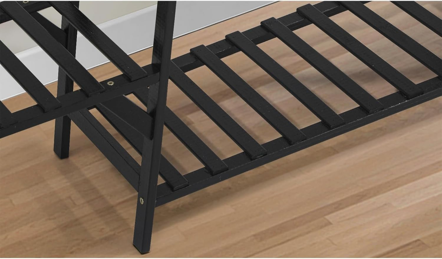 Livsip 12-Shelf A-Shape Black Bamboo Plant Stand image number 2