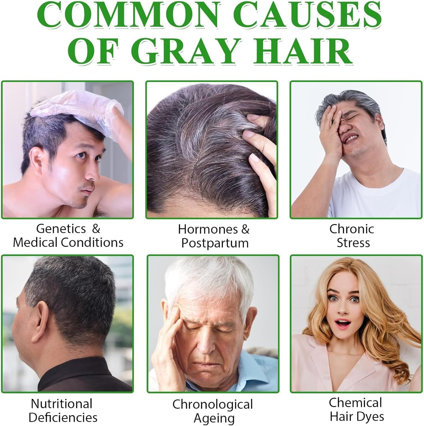 Hair Dye Shampoo, 500ML Black Hair Dye 3 in 1, Instant Hair Colour Shampoo Black Hair Shampoo-Long Lasting - Hair Dye Hair Color Shampoo Coloring in Minutes for Women Men (Dark Brown, 500ML) image number 2