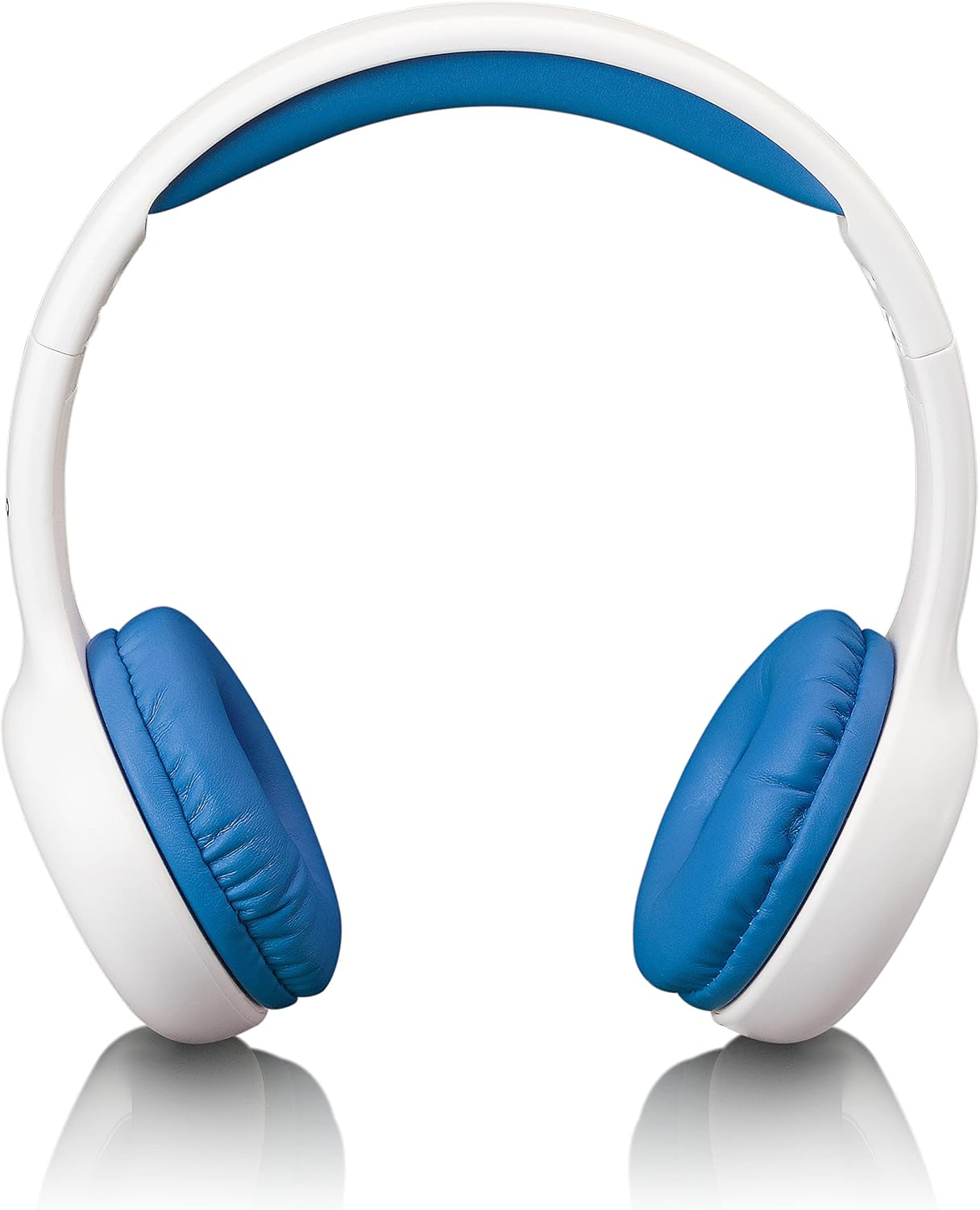 Lenco HP-010 Headphones for Children - Volume Limiting to 85Db - Soft Ear Parts - 120 Cm Cable - with Stickers - White/Pink