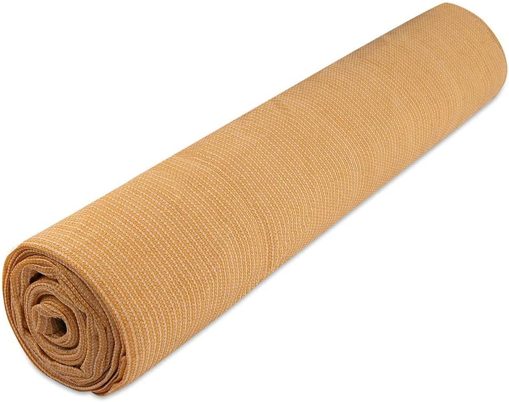 Instahut Shade Cloth 1.83 X 10M Sunshade Sail Shadecloth Sun Block Outdoor Marquee Canopy Shelter Cover for Beach Pool Car Patio Backyard Lawn Garden Carport Fence Greenhouse, Beige 50% UV Blockage image number 4