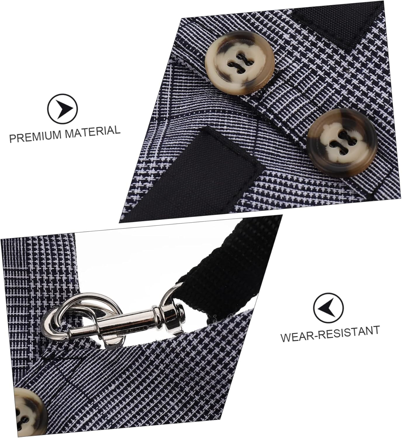 Rabbit Stripe Harness and Leash Set Adjustable Bunny Vest Small Suit Style Pet Harness Anti-Escape Design Suitable for Small Animals and Indoor Outdoor Use