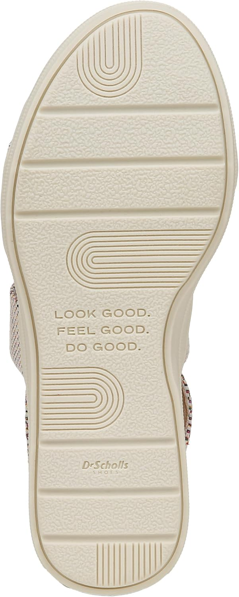 Dr. Scholl'S Shoes Women'S Time off Fun Sandal, Natural Beige Rainbow, 6.5 image number 4