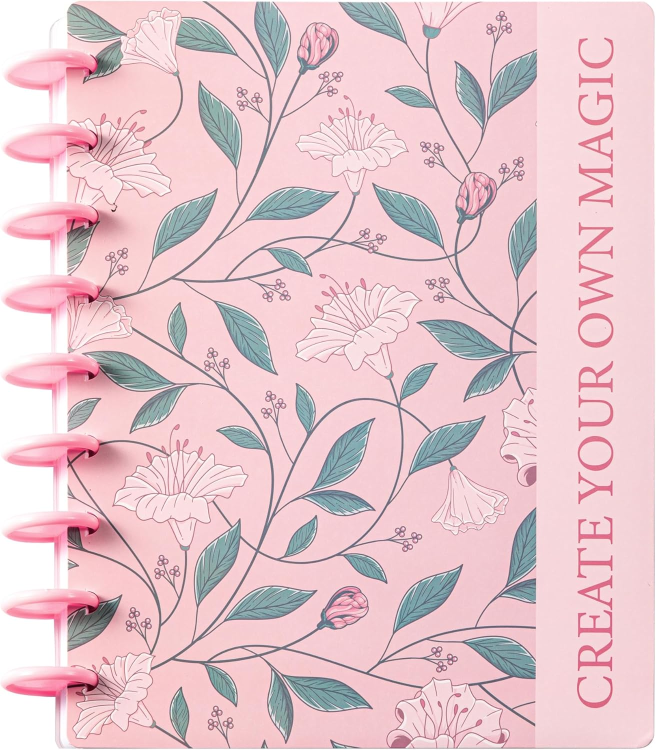 MGGAO Disc-Bound Butterfly Journal Planner for Women & Men, Lined Notebooks, 200 Pages, College Ruled Journals Notebook for School Office