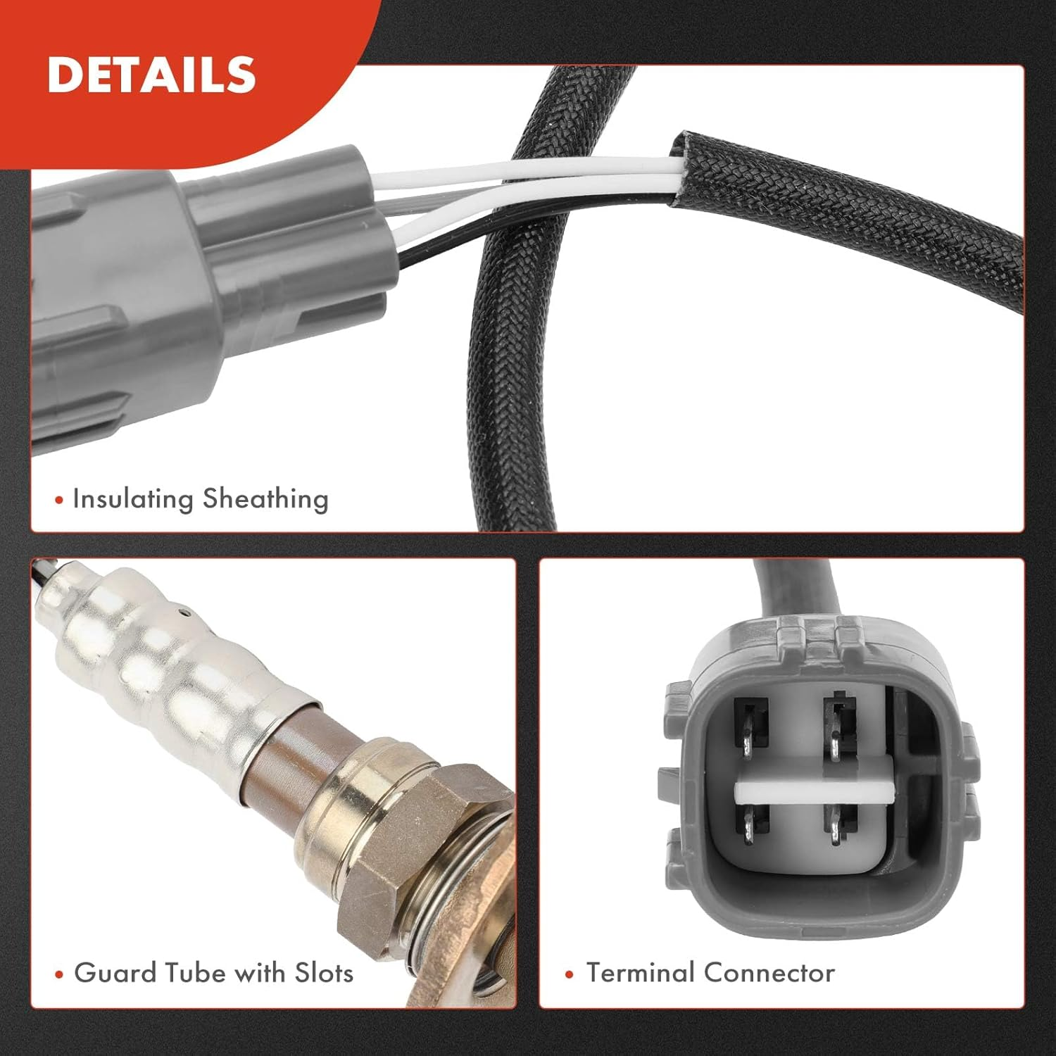 A-Premium O2 Oxygen Sensor for Lexus LX470 1998-2005 Toyota 4Runner Sequoia T100 Tacoma Tundra 2-PC Set image number 4