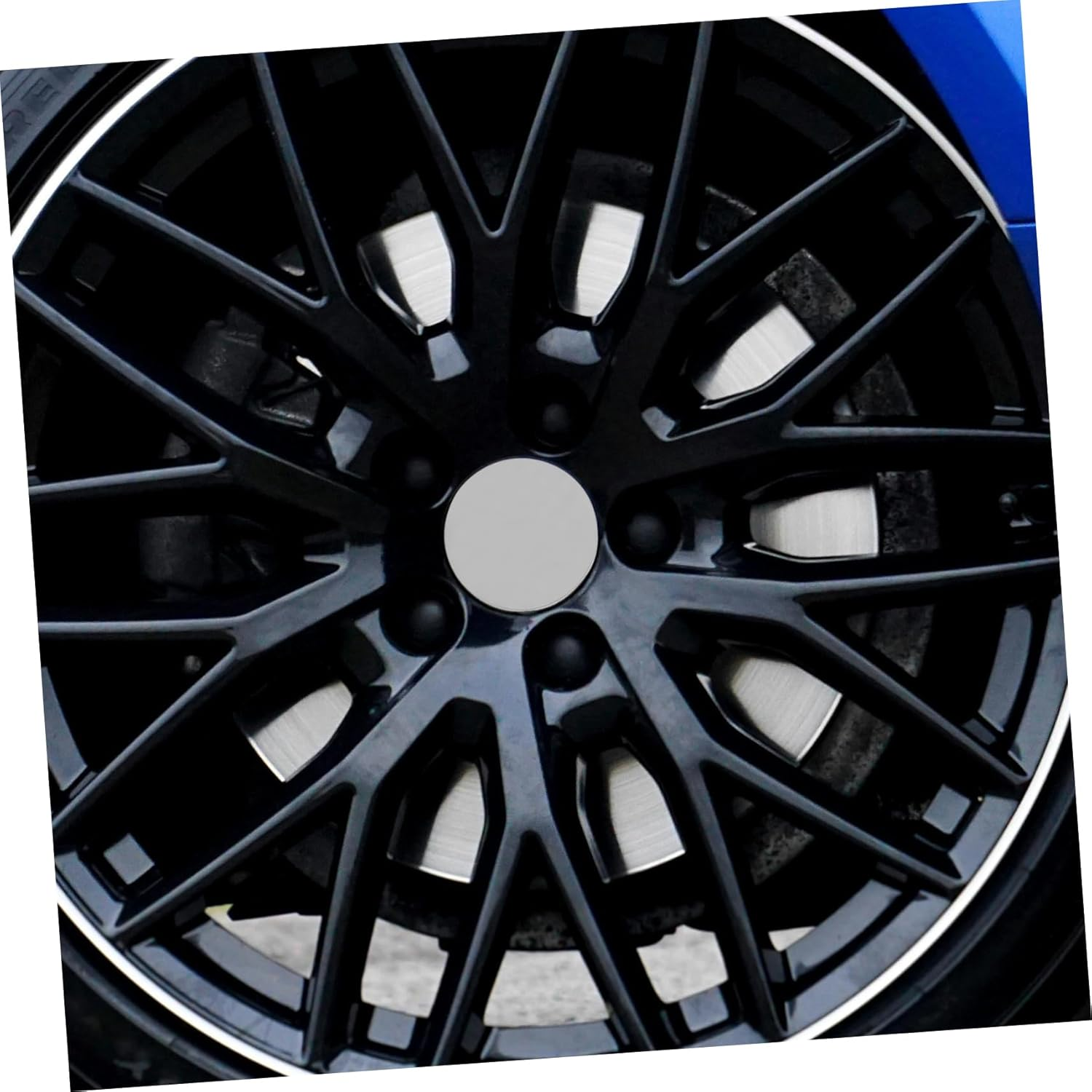 BESTYASH 4Pcs Car Tire Hub Center Cap Replacement Wheel Rim Hub Caps Automotive Center Hubcaps for Cars image number 4