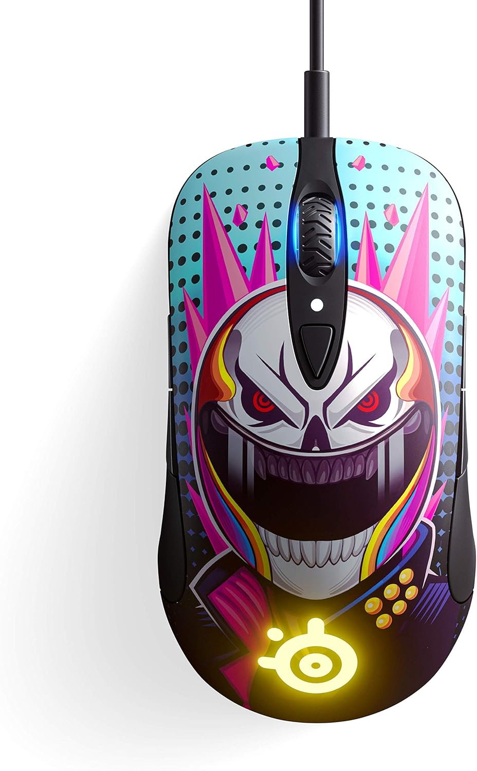 Steelseries Sensei Ten Neon Rider Edition Gaming Mouse &ndash; 18,000 CPI Truemove Pro Optical Sensor &ndash; Ambidextrous Design &ndash; 8 Programmable Buttons &ndash; 60M Click Mechanical Switches &ndash; RGB Lighting image number 6