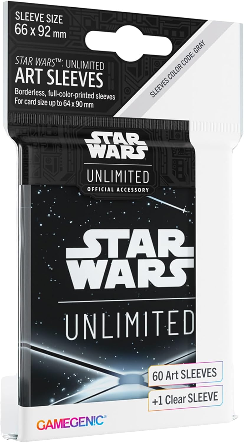 Gamegenic Star Wars: Unlimited Card Back White Art Sleeves image number 1