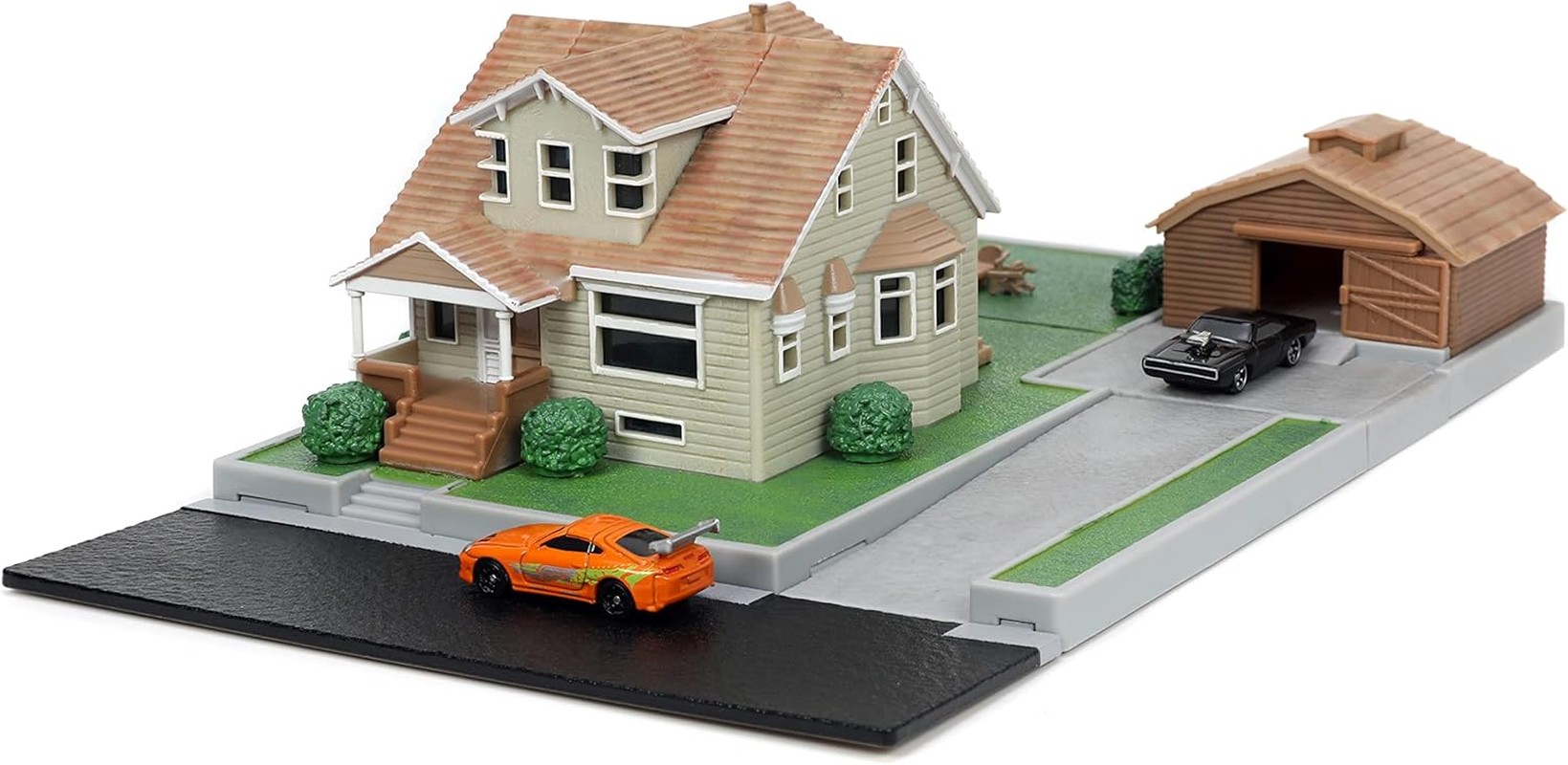 Jada 1:24 Scale Fast & Furious Nano Dom Toretto'S House Display Diorama with 2 Cars image number 4