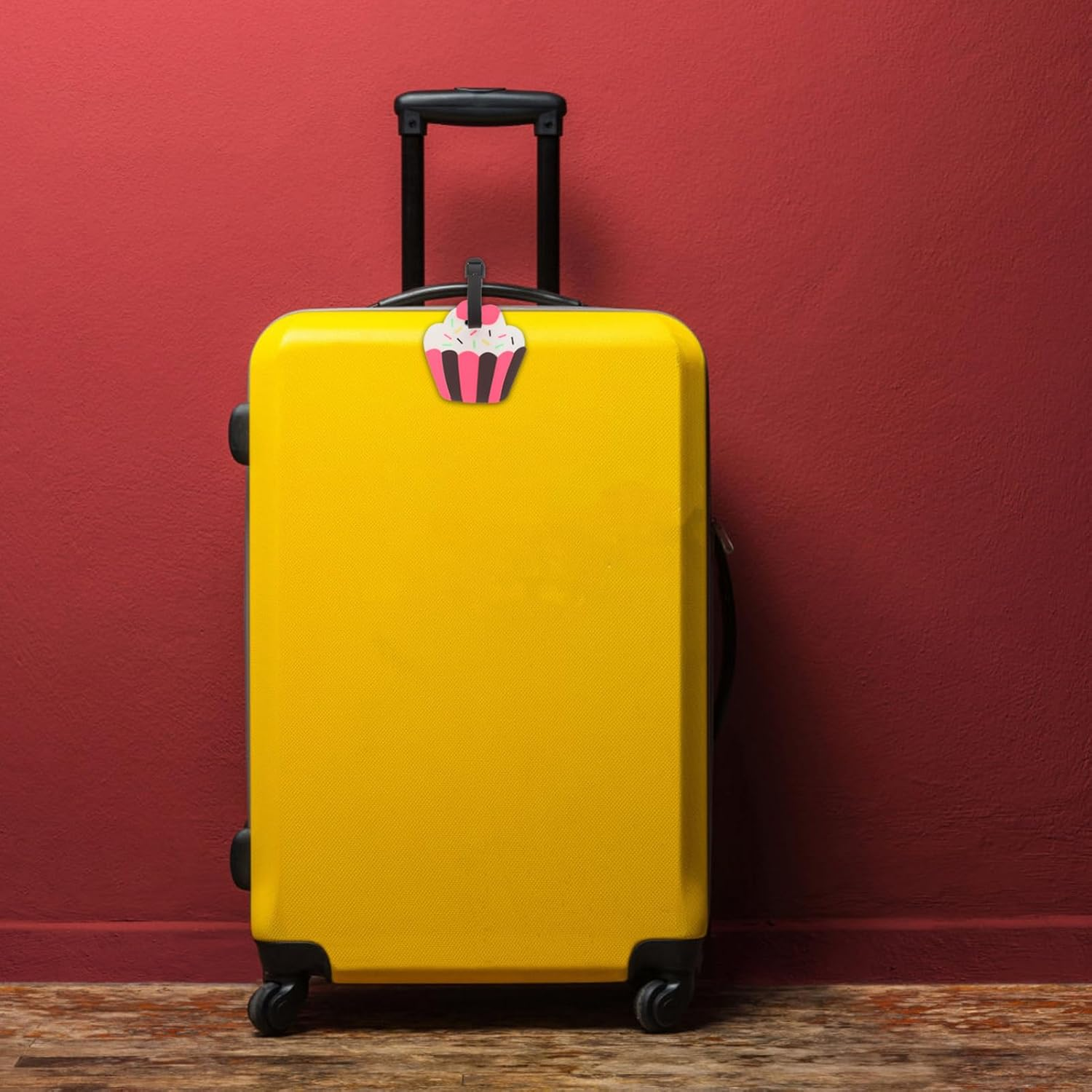 COLLBATH Multi-Purpose Luggage Tag Holder Soft PVC Travel Tag for Suitcases Handbags image number 1