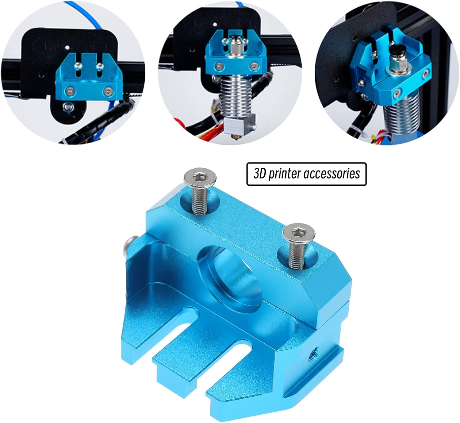 3D Printer All Metal Mount with Screws Aluminium Bracket Compatible with Creality Ender 3/Ender 3 Pro/Ender 3 V2/Ender 5/Ender 5 Pro/Ender 5 Plus/Cr10/Cr10S image number 3