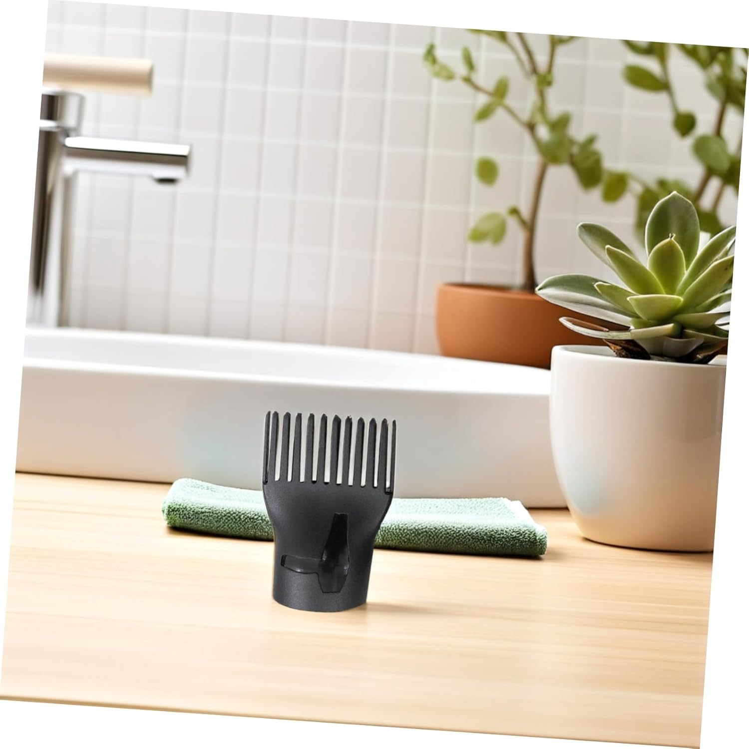 Healeved 4Pcs High Temperature Duckbill Nozzle Plastic Salon Hair Dryer Nozzle Replacement Narrow Concentrator Portable Hair Drying Hood Cover for Barber Shop Use image number 2