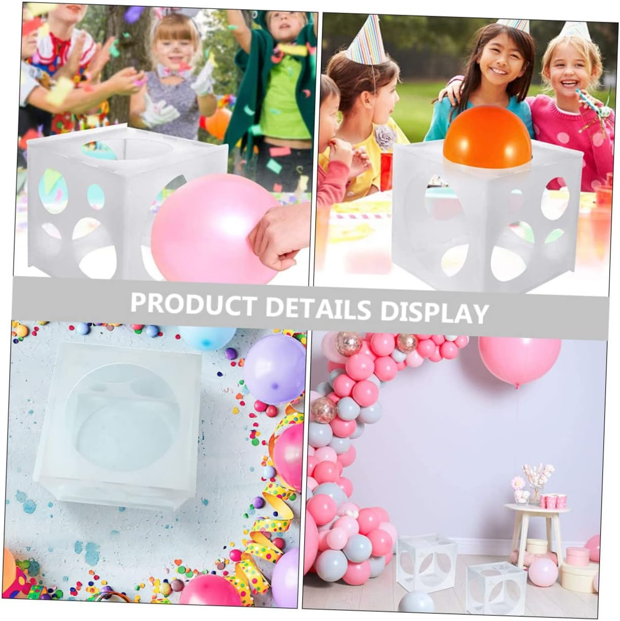 CIYODO 1Pc Balloon Measuring Box Measuring Case for Balloon Decoration Party Supplies Weddings and Birthdays Accurate Balloon Measurement Tool for Arrangements