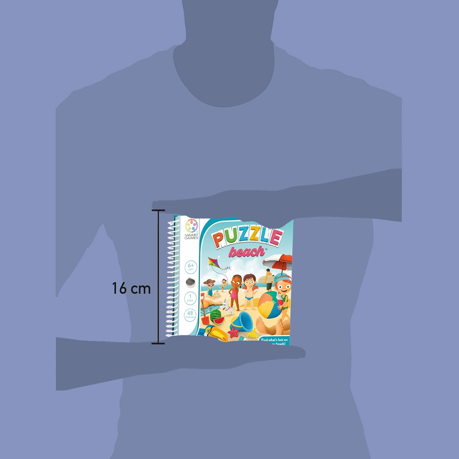 Smart Games Puzzle Beach Magnetic Puzzle Game Multicolour image number 2