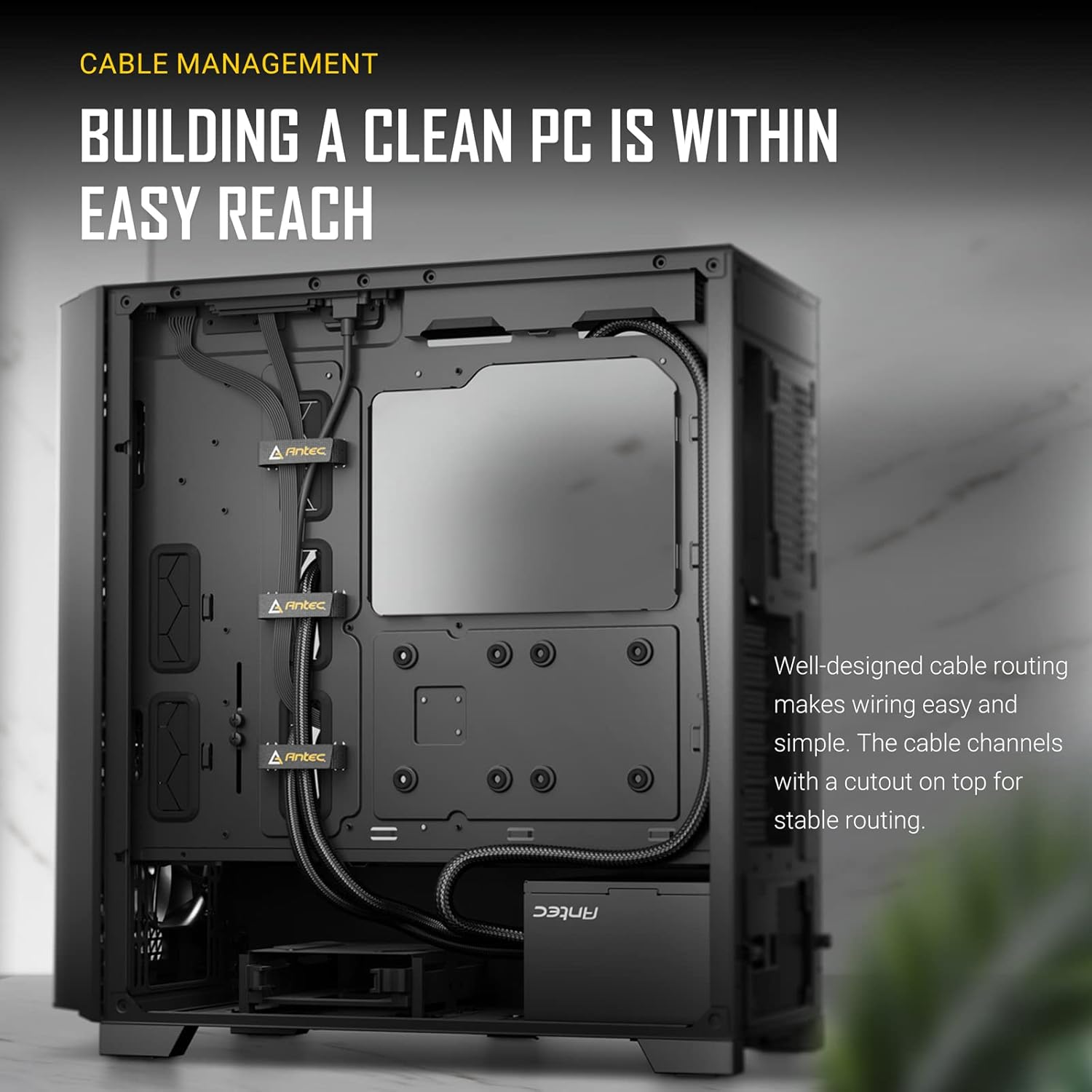 Antec P20CE E-ATX Mesh Front Gaming Computer Case image number 3