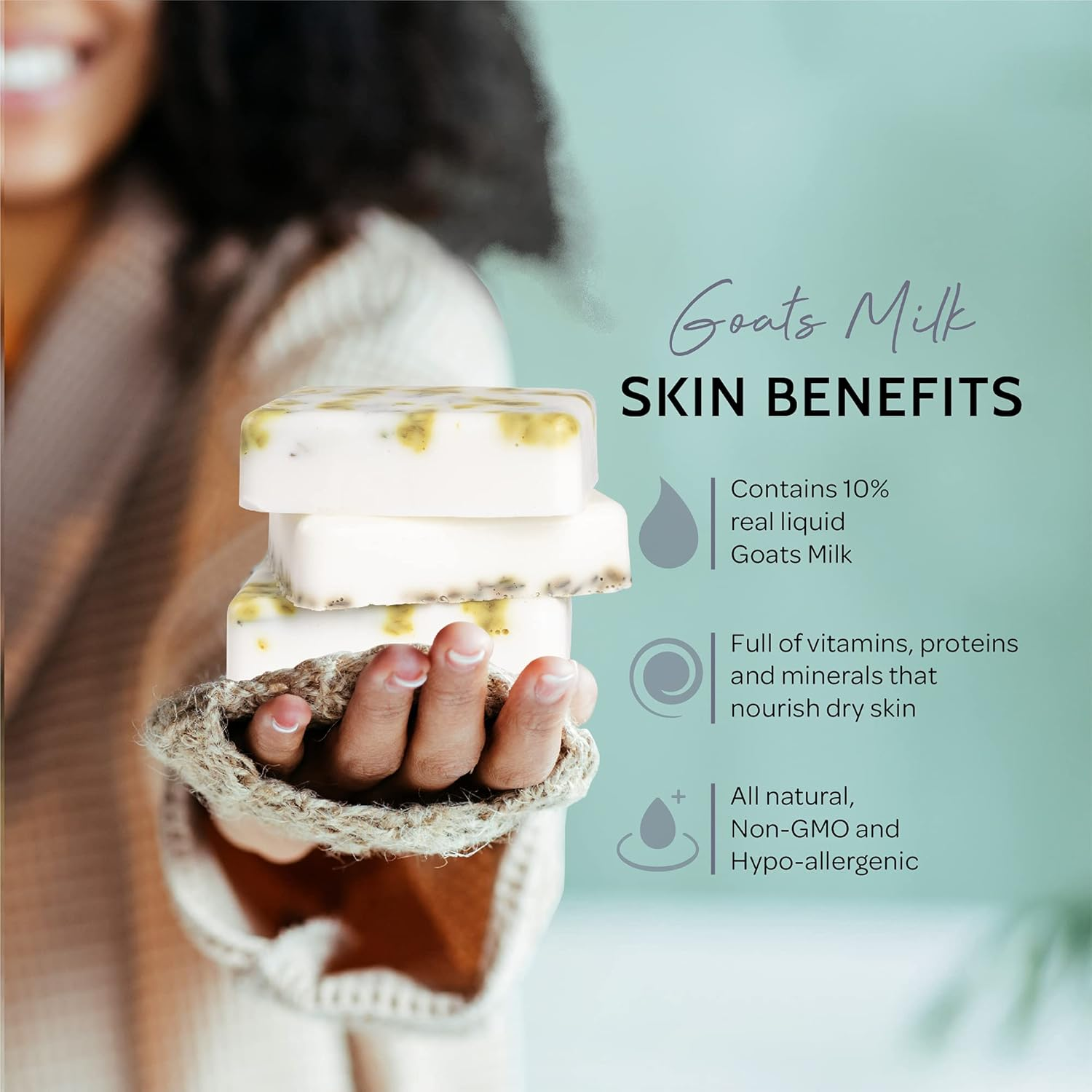 Pifito Premium Goats Milk Melt and Pour Soap Base (5 Lb) - Natural Vegetable Glycerin Base - Excellent Hand Soap Base Making Supplies image number 2