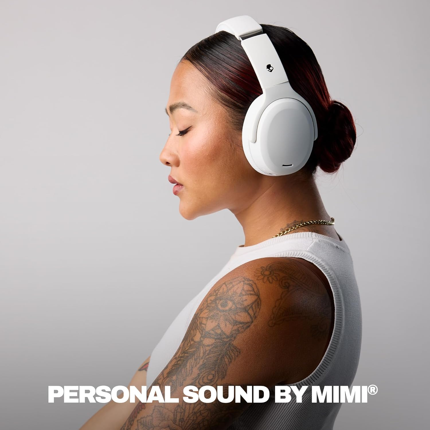 Skullcandy Crusher ANC 2 Over-Ear Bluetooth Wireless Headphones, Bone image number 6