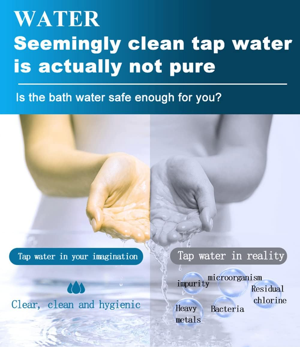 Vitamin C Shower Filter, Filters Contaminants, Neutralize Chlorine, Remove Heavy Metals, Easy Installation, Filtered Shower Water for Healthier Skin & Hair, Gifts for Wives and Girlfriends (Lemon) - Lavender image number 7