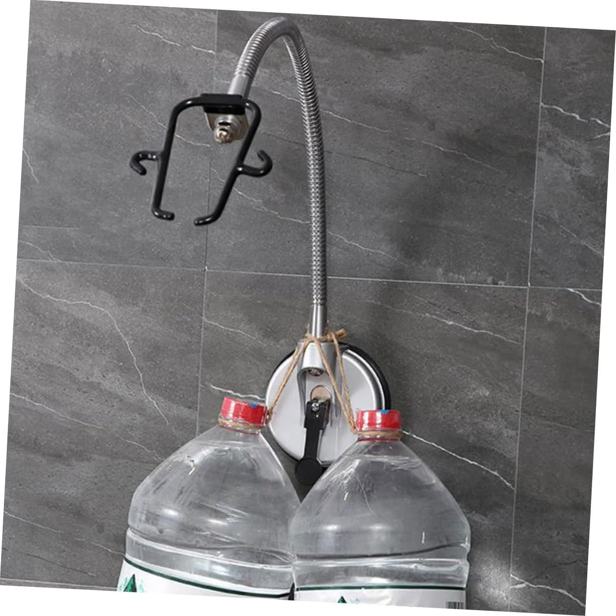 Vaguelly Hair Dryer Bracket Stand Stainless Steel Rotation Easy Mount Pet Hair Comb image number 2