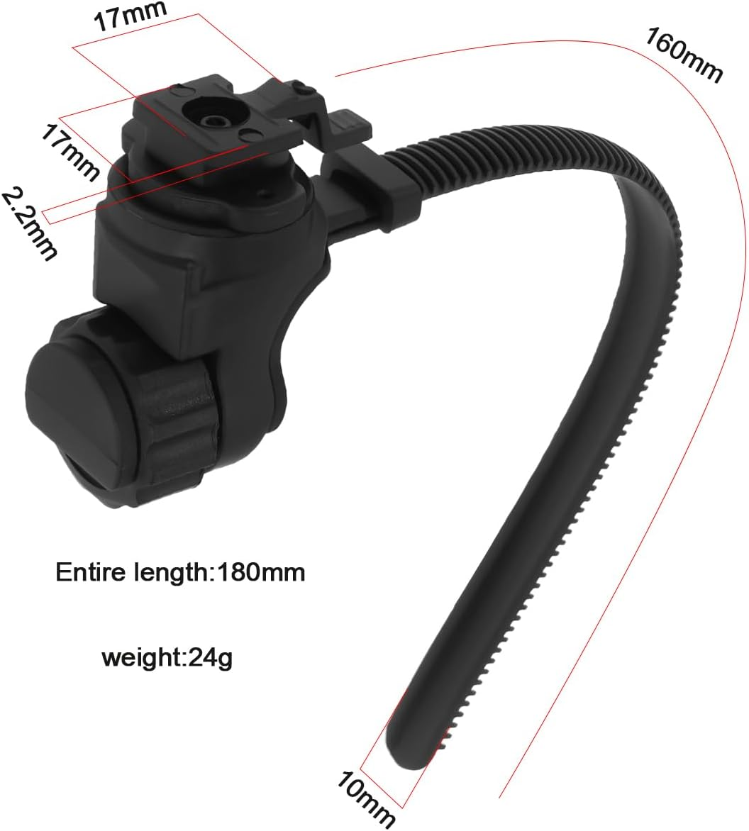 LT Easiyl 1Pc Bike Light Mount Tension Strap Mount Compatible with Bontrager Compatible with Ion Pro RT Bicycle Light Flashlight Front Light Black image number 1
