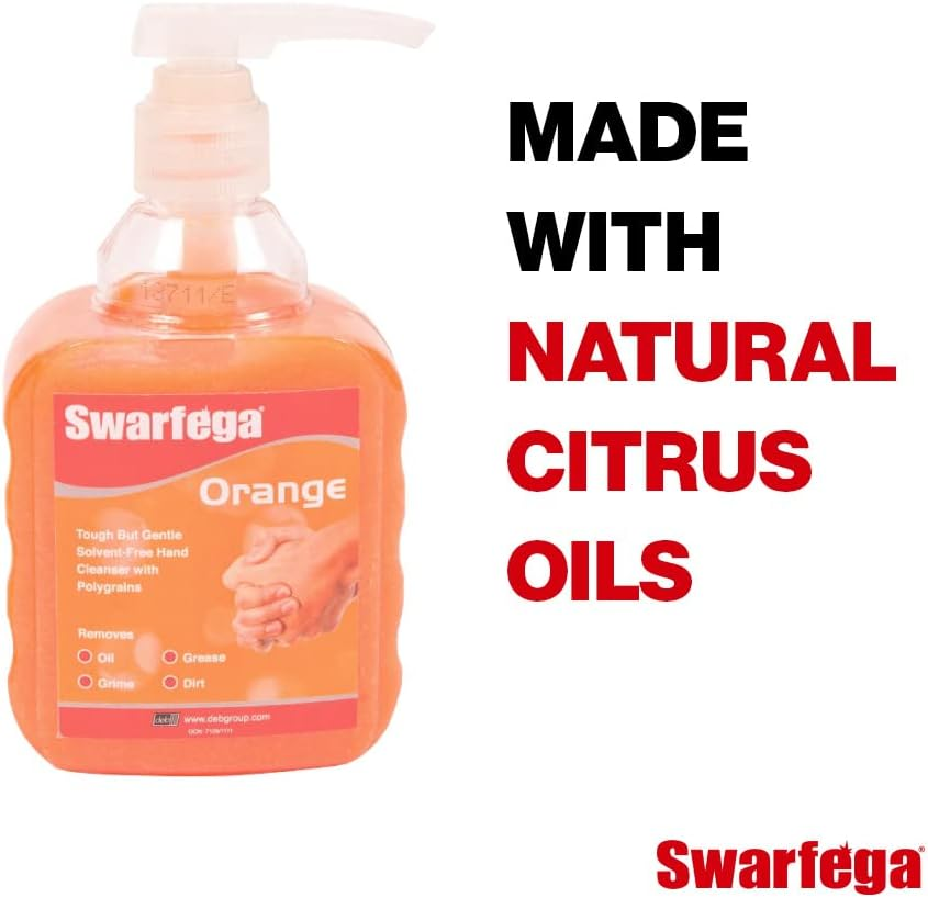 Swarfega - Orange Hand Cleaner Pump Top Bottle 450Ml image number 1