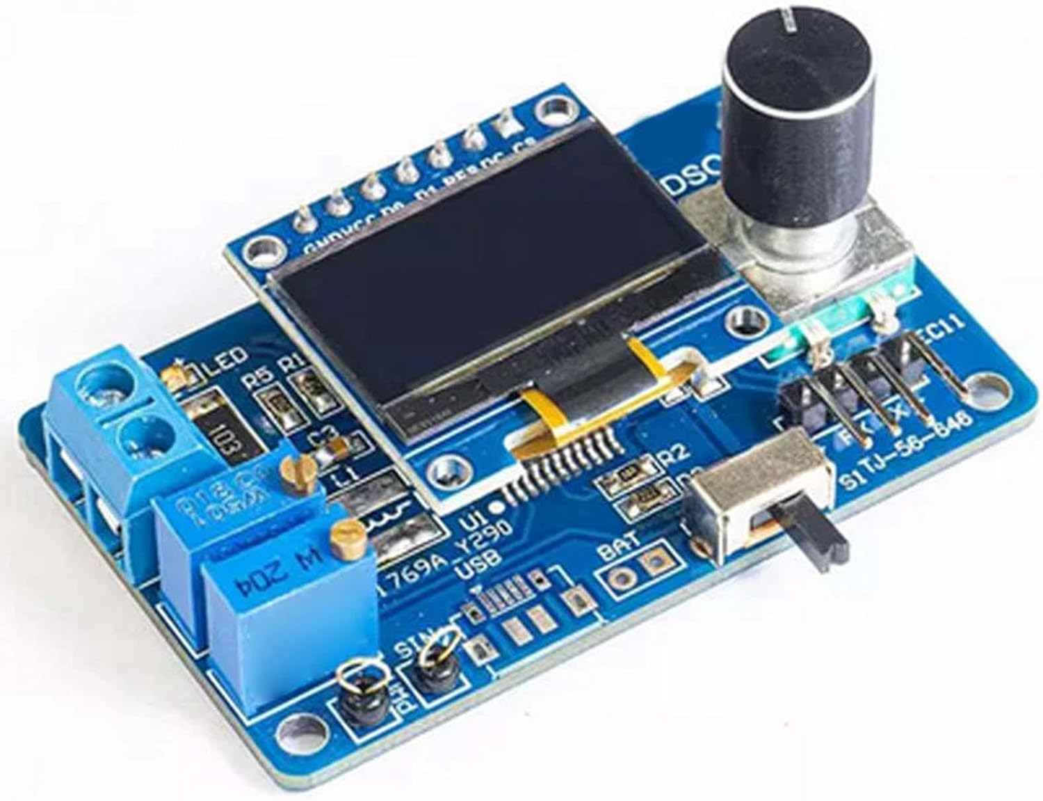 Kokiya Digital Oscilloscope Kits DIY Soldering Project Practice Learning Tool for Industry, Type B