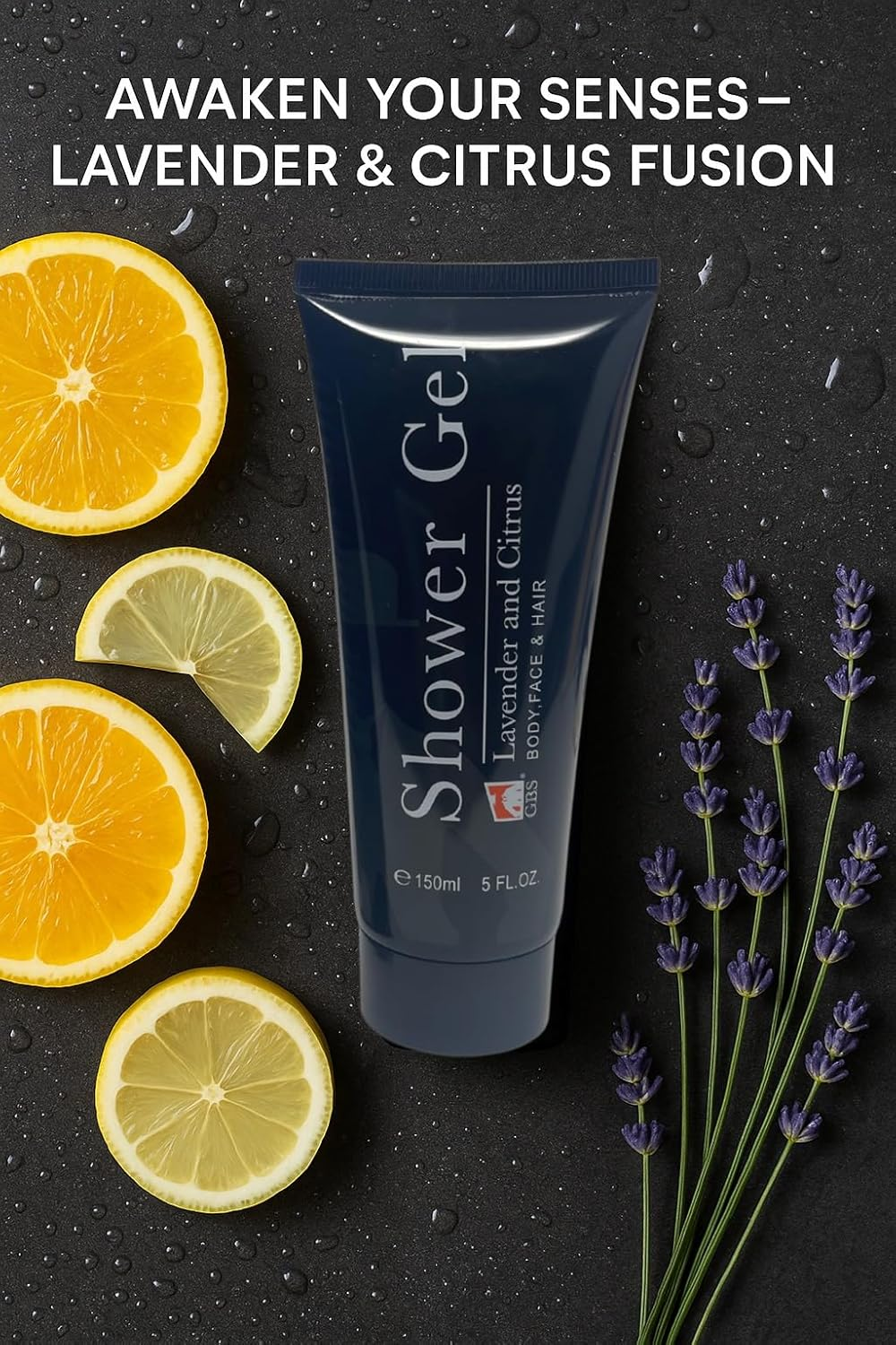 GBS Beard Scrubber - Includes Beard Wash & 2 Beard Scrub Hair Brushes - Cleanses, Conditions & Refreshes - Sandalwood 150Ml Helps Maintain Healthy Growth Enriches and Tames the Beard image number 1