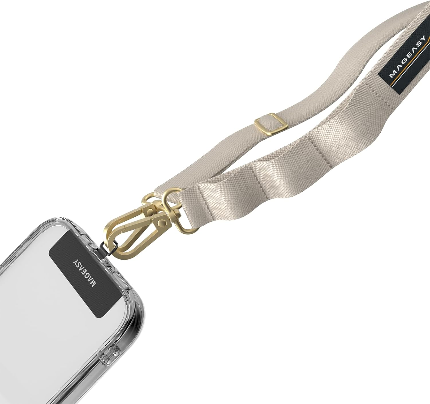 MAGEASY Crossbody Cell Phone Lanyard - Universal Crossbody Phone Strap | 20Mm Adjustable Strap for Iphone, Samsung, More - Army Green image number 4