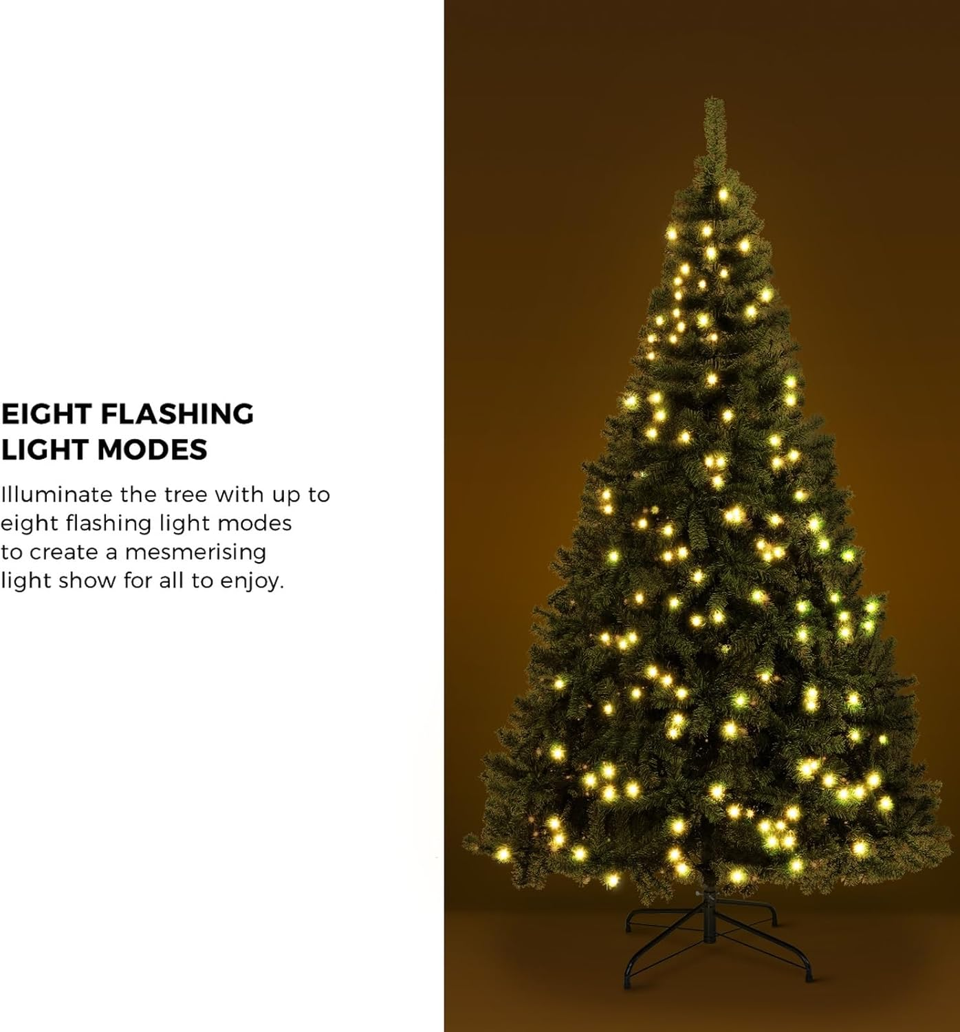 Tinseltown LED Christmas Tree with 1050 Tips 2.1M/7Ft Xmas Trees Home Christmas Decoration Green image number 2