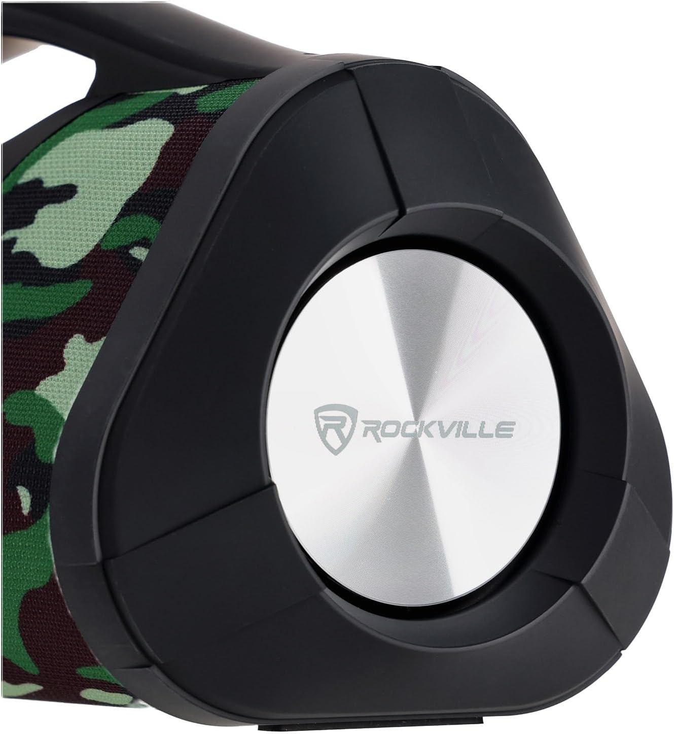 Rockville RPB-XL Portable Camo Bluetooth Speaker Boombox Usb/Powerbank/Sd/Aux with Wireless Linking and 24 Hour Battery Life image number 1