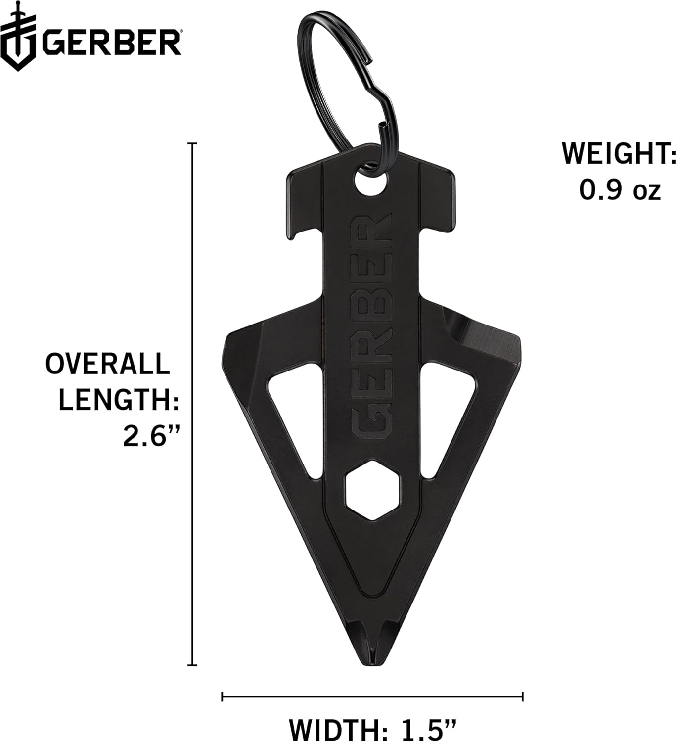 Gerber Broadhead Maintenance Tool &ndash; Tactical Black Compact Design image number 4