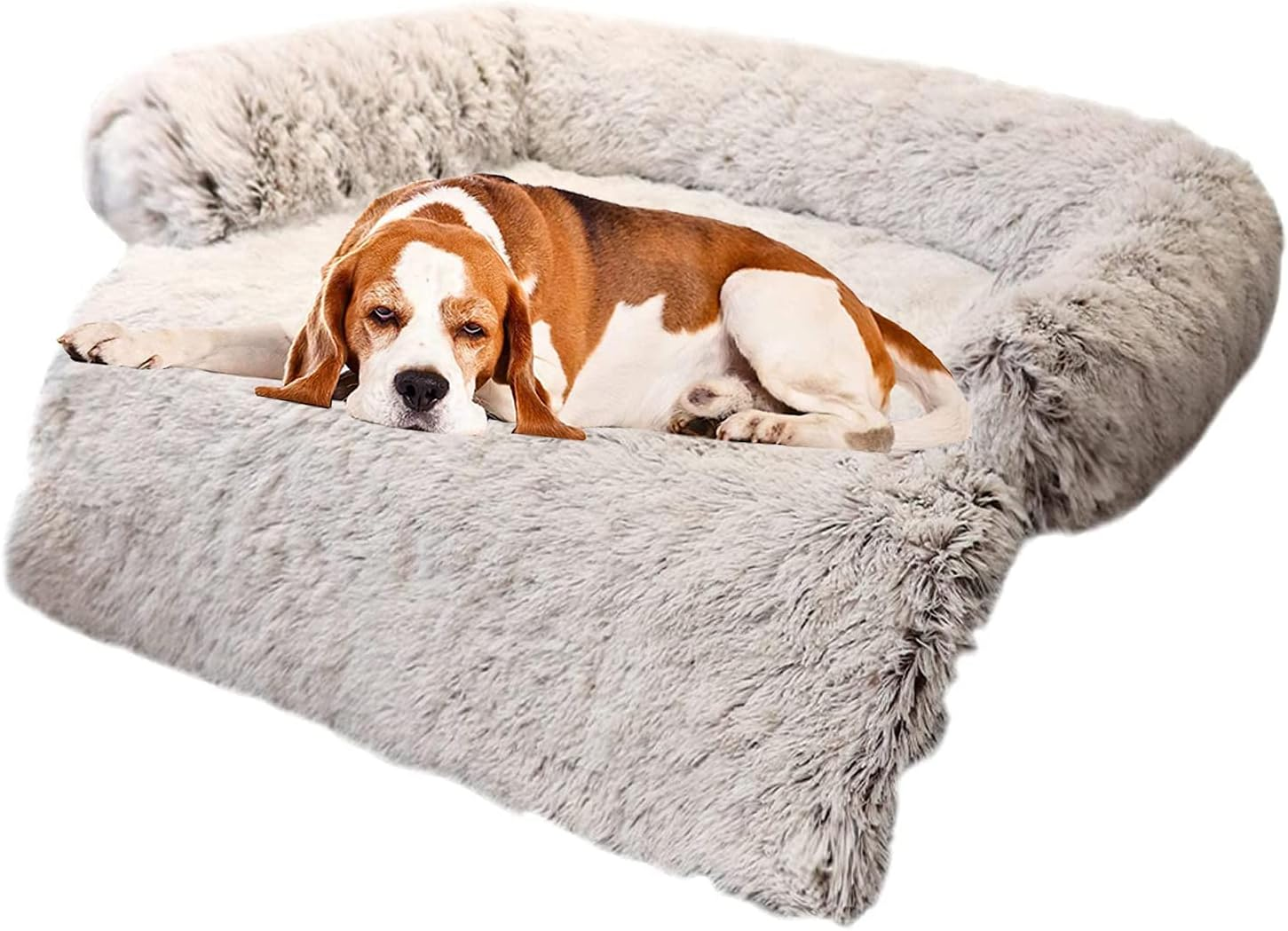 Dog Pillow Plush Pet Bed Soft Dog Bed Puppy Sofa, Dog Basket Soft Cat Pillow Bed Sleeping Bag Orthopedic Relief and Improved Sleep Dog Cover,Braun,L image number 1