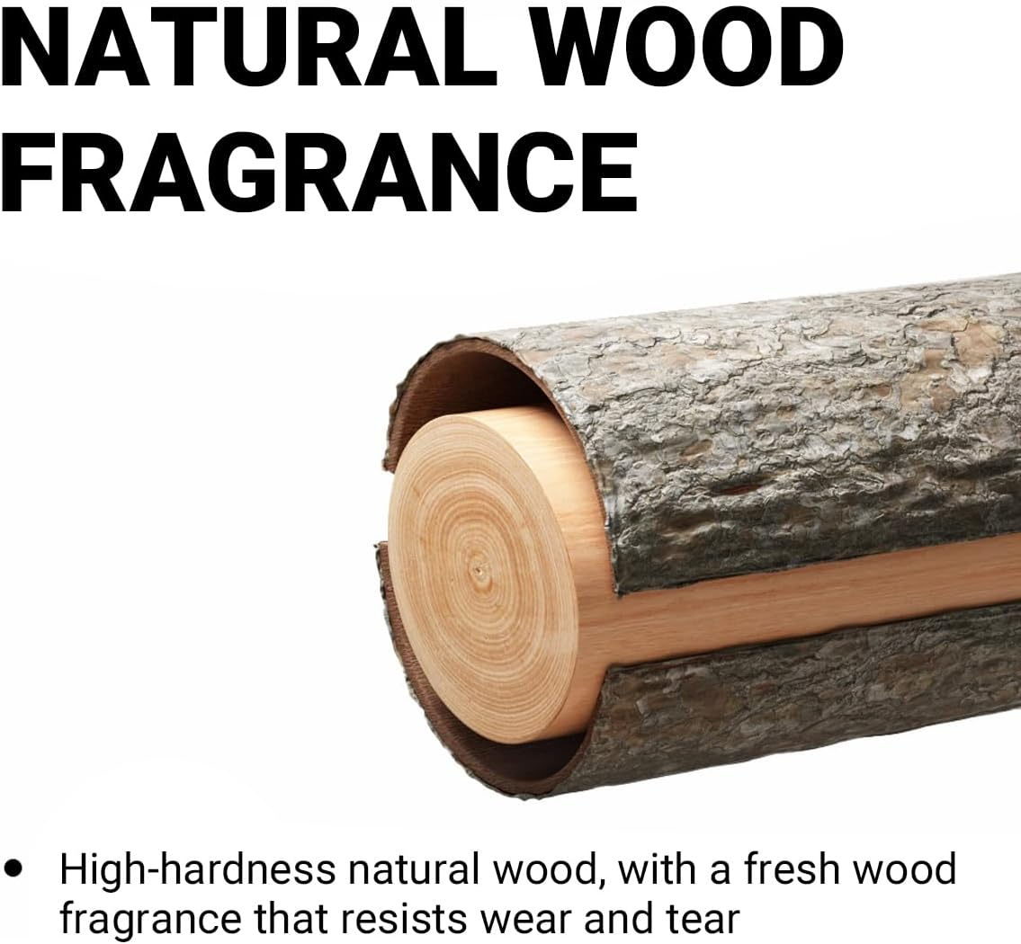 AIMALL Acrylic Parrot Suction Stand Rod with Natural Pine Wood Perch 8.85In &times; 0.78In Bar for Tiger Skin Budgies Peony Birds Cockatiels Lovebirds Car Window Bird Swing Toy image number 1