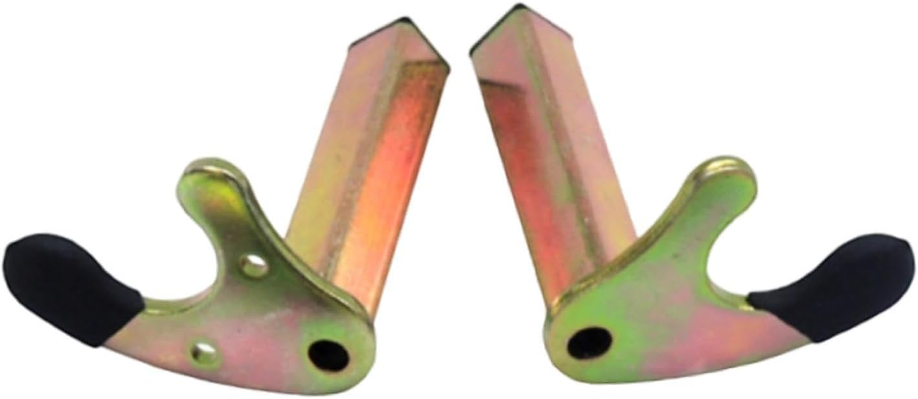 2X Wheels Lift Stand Hooks Support Rack Spare Parts Nonslip Iron Motorbike Accessories Stable for Paddock Lift Jack Stand