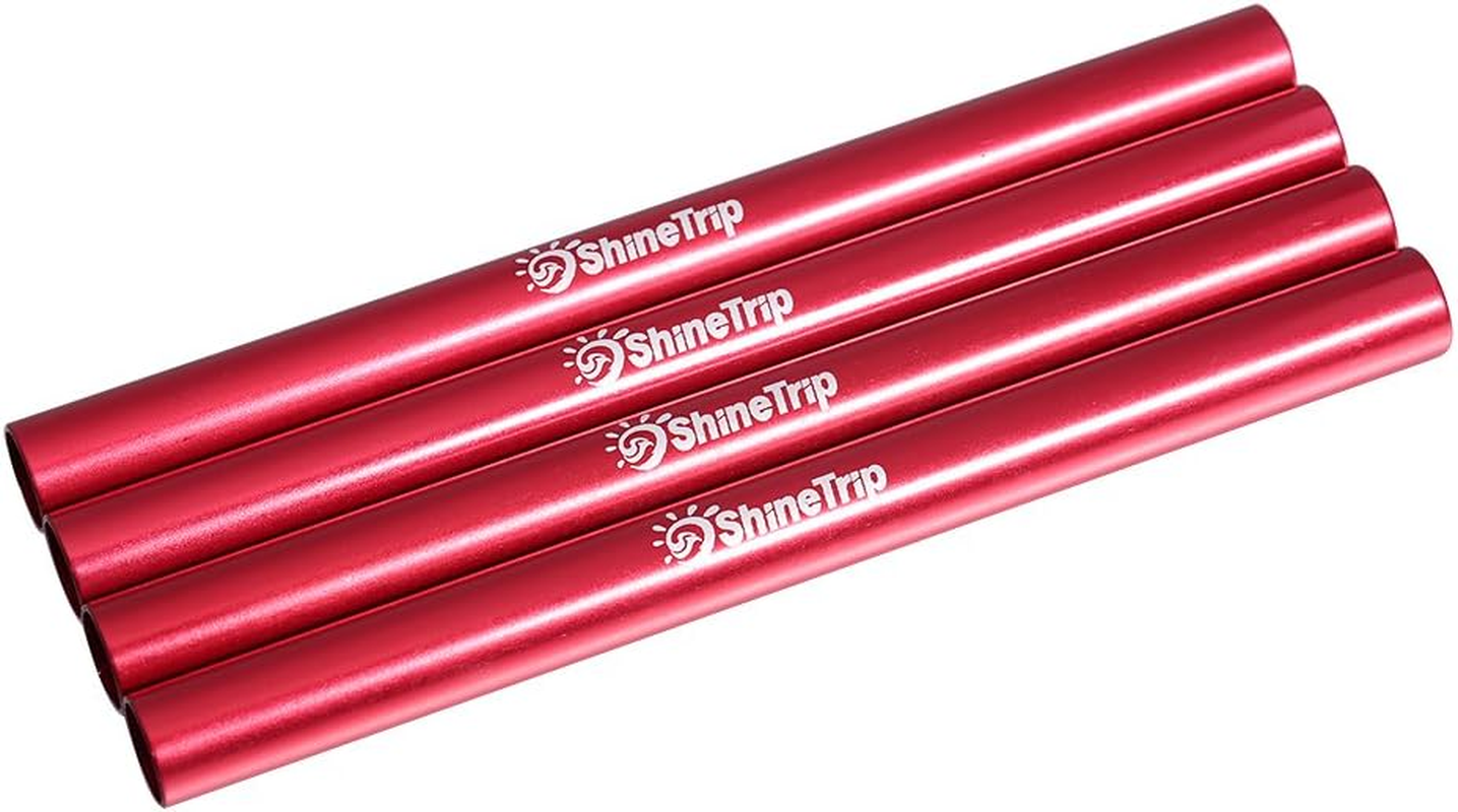 Tent Pole Repair Kit, 4Pcs Aluminium Alloy Tent Pole Repair Tube Tool Camping Accessories High Strength and Corrosion Resistance for Diameter 7.9-8.5Mm(4Pcs) image number 6