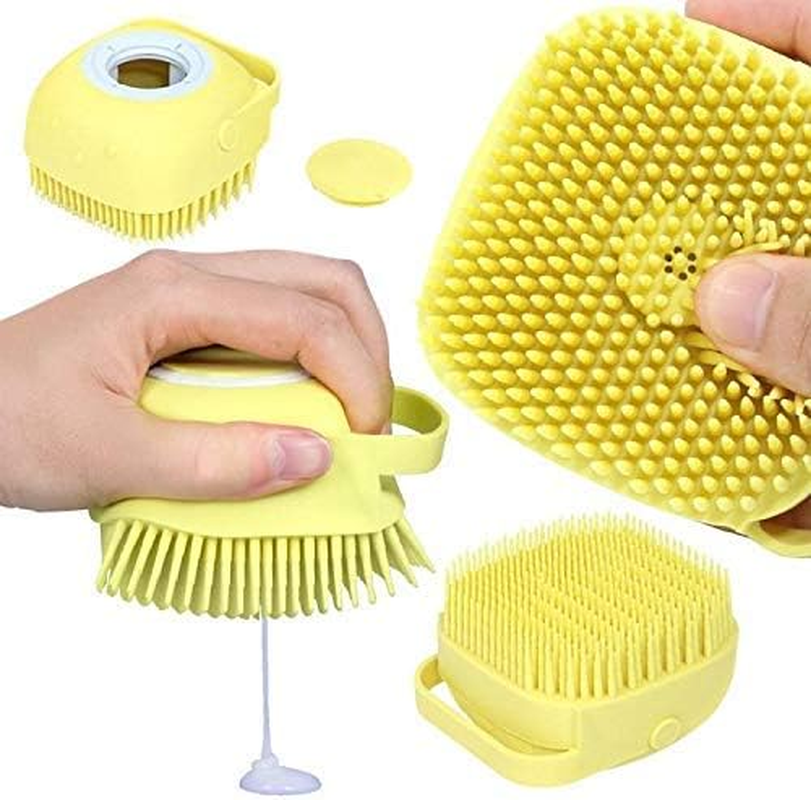 Cyrox Bath Body Brush with Shampoo Dispenser | Shower Body Scrubber with Shampoo Dispenser | Improve Skin'S Health and Beauty with Super Soft Bristles Brush image number 1