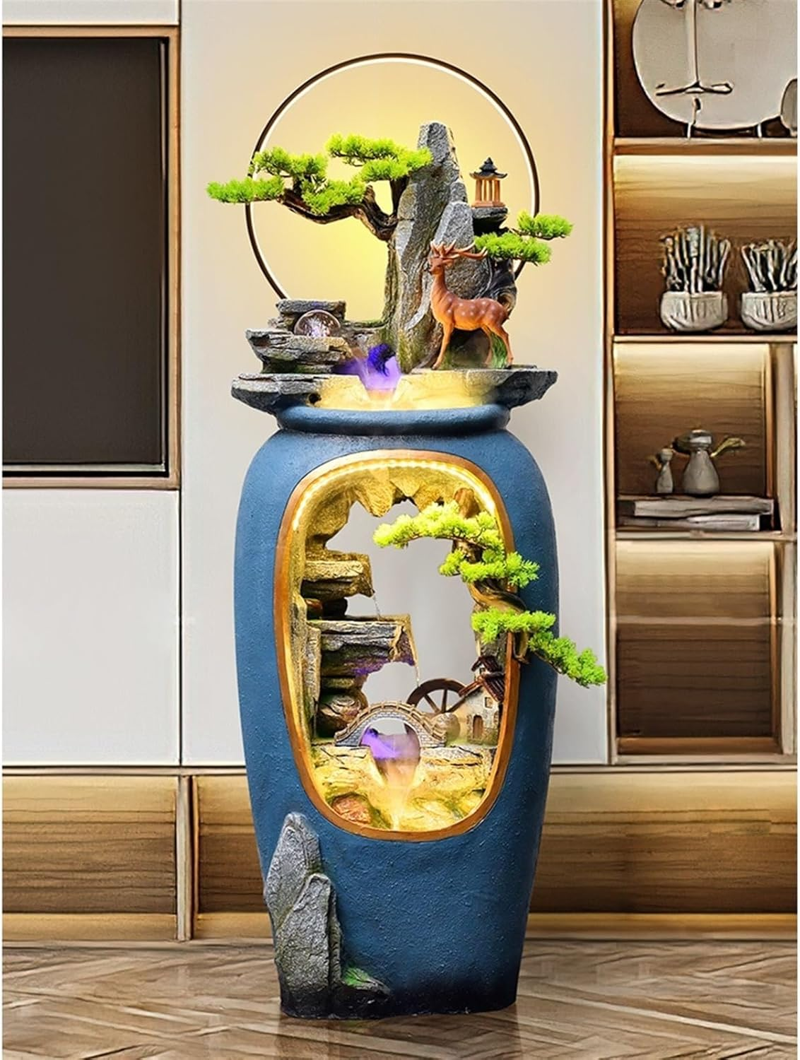 Outdoor Fountain Chinese Water Fountain, Living Room Courtyard Floor Decoration, Garden Office image number 4