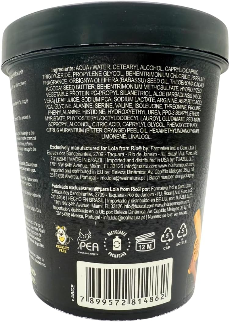 LOLA - Drop Dead Moisturizing Hair Mask 450G - Intense Hydrating Hair Mask image number 6