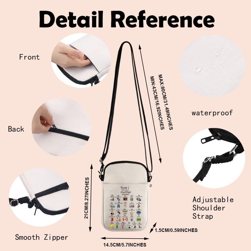 MNIGIU HIMYM Inspired Gift HIMYM Tote Bag HIMYM Fans Gift HIMYM Tv Series HIMYM Merchandise image number 4