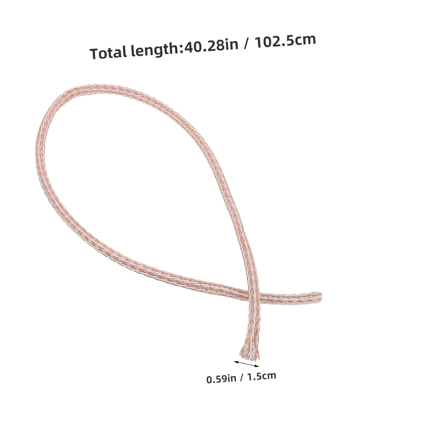 OSALADI 1M Single Crystal Copper Speaker Cable Wire for High End Audio System Amplifier Connection Home Theater Setup image number 6