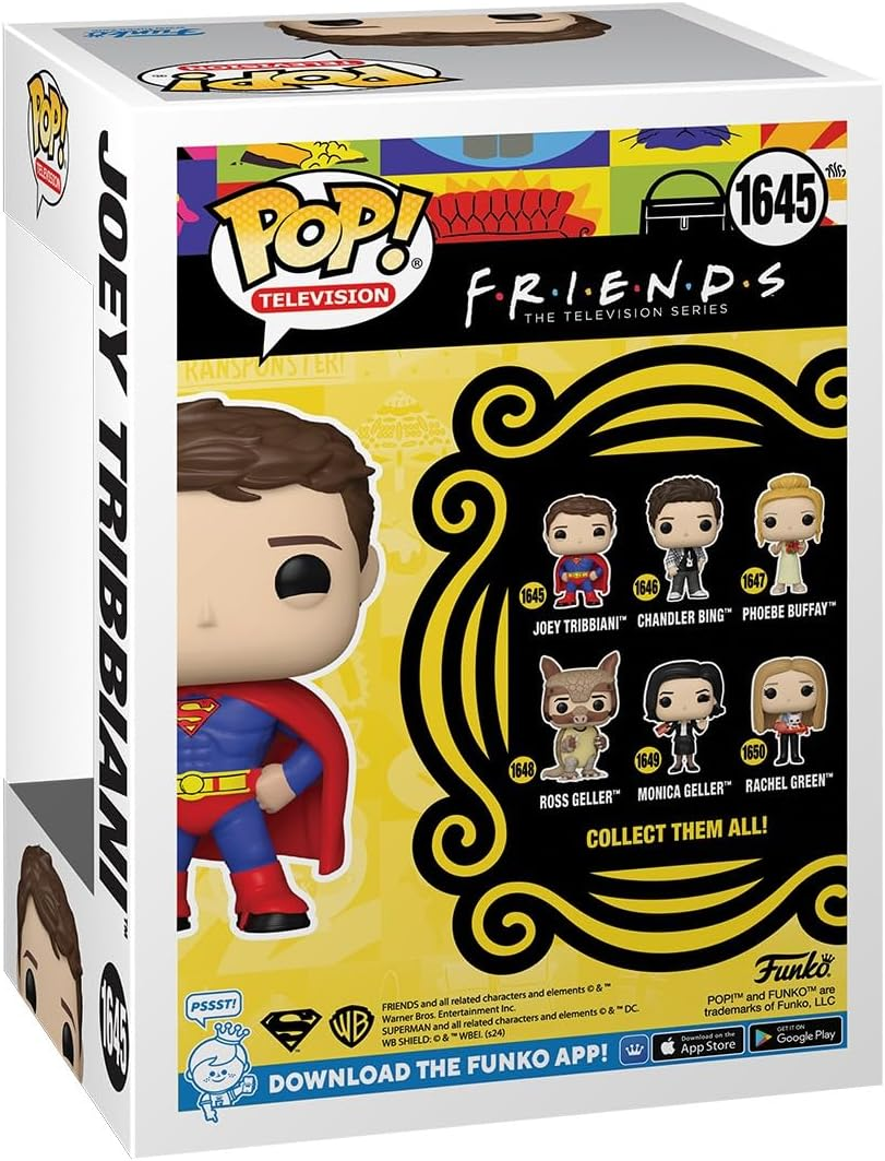 FUNKO POP! Television: Friends - Joey Tribbiani image number 5