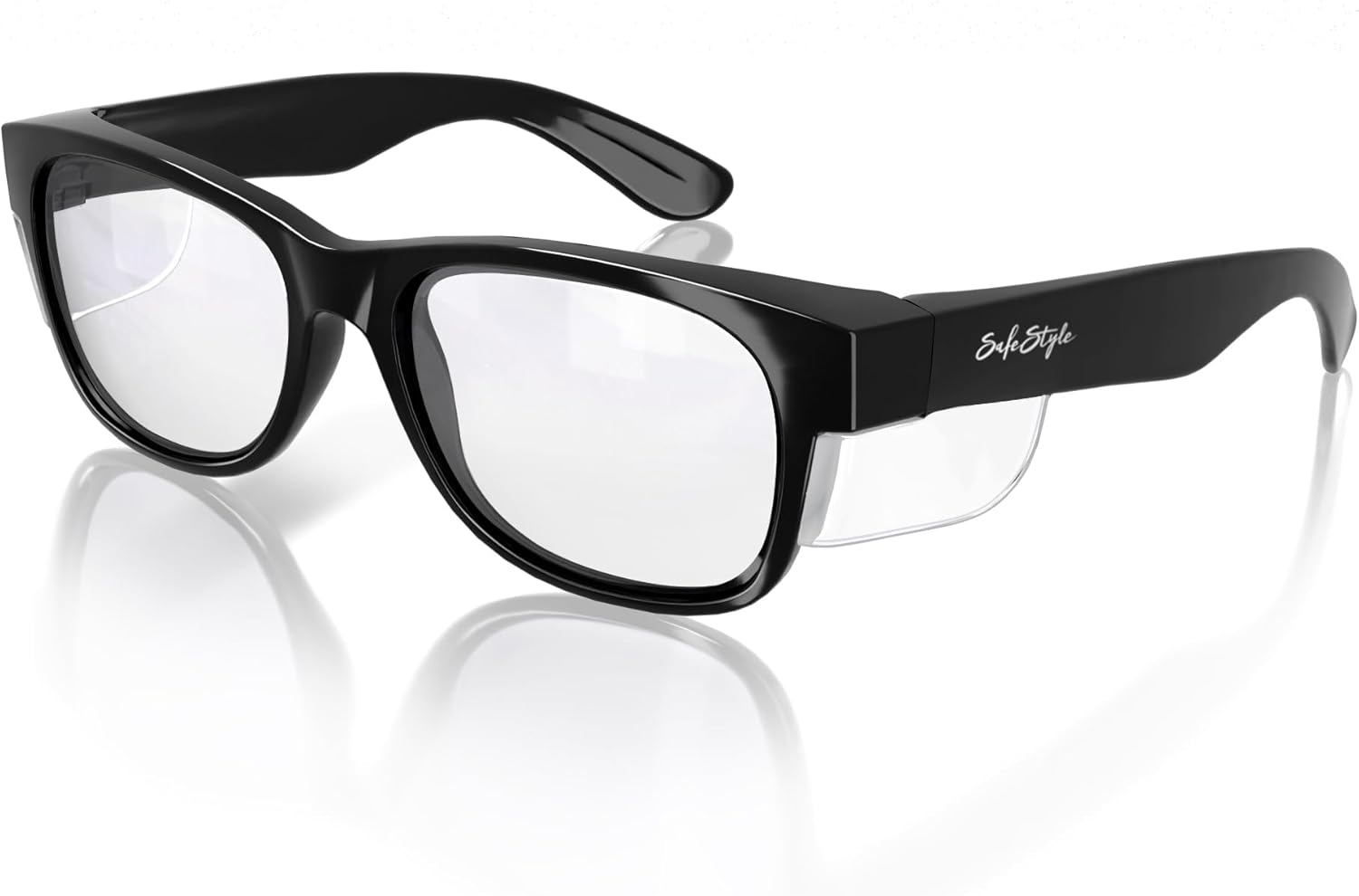 Safestyle Classics Safety Glasses ANSI Z87.1+ Certified Clear, Tinted & Polarized Lenses - Clear, Black image number 6