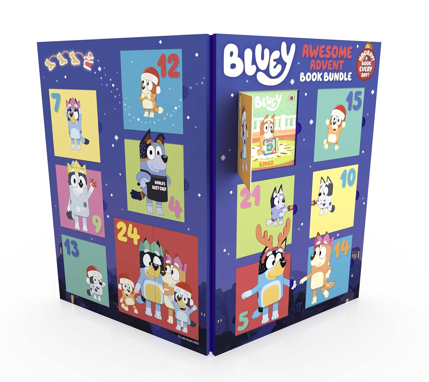 Bluey: Awesome Advent Calendar Book Bundle image number 1