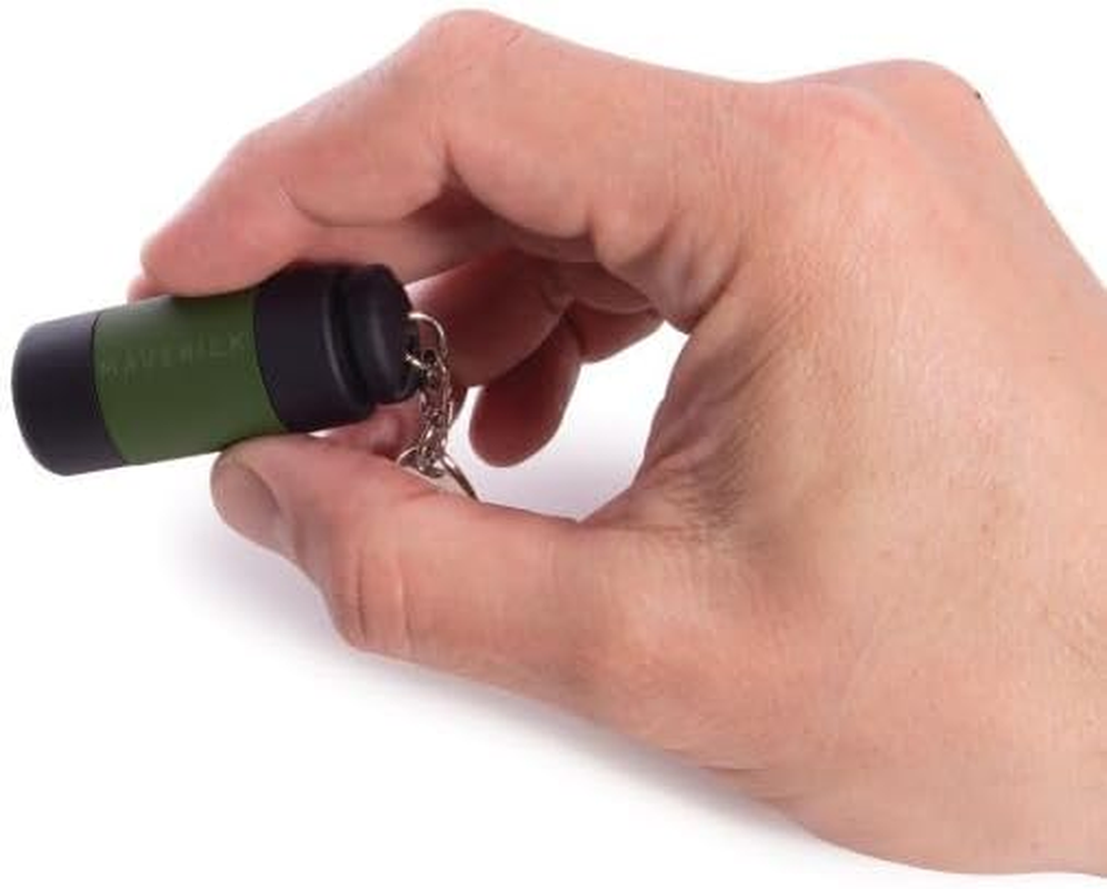 MAVERICK Rechargeable Torch Keychain, Khaki, Compact LED Light with USB Charging, Ideal for Camping, Travel, Everyday Carry image number 1